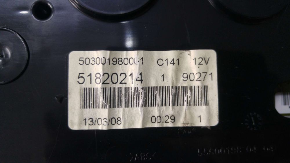 Ceasuri bord 1.9 jtd fiat bravo 2 198 503001980001 518202141