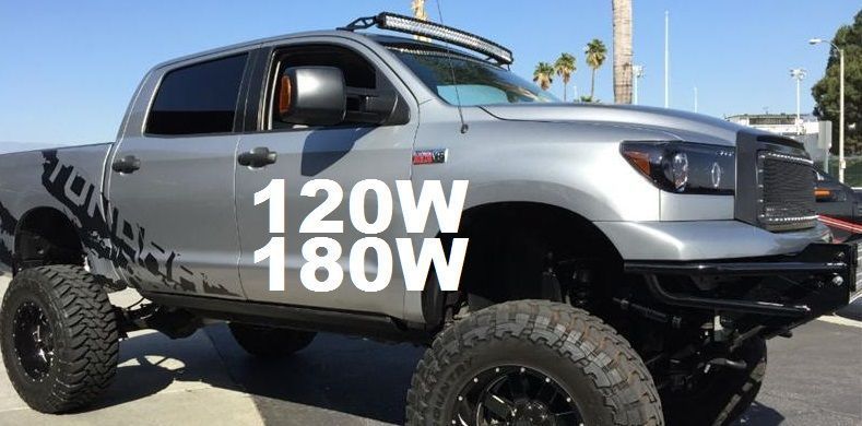 Извит мощен led бар 120w 180w лед барове, 12v 24v atv 4х4 офроуд джип