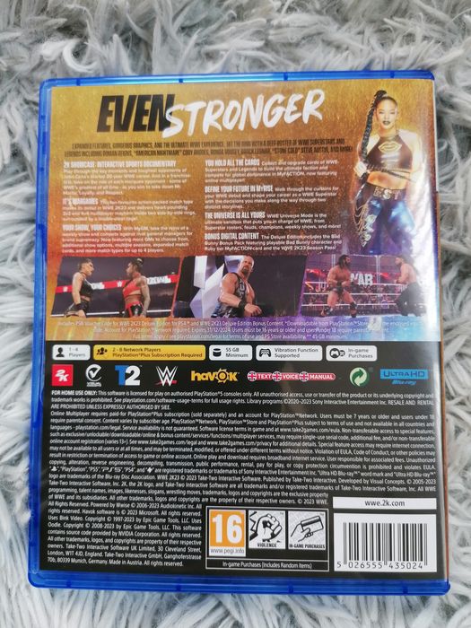 Wwe 2k23 deluxe edition за PS5 + код