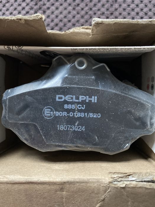 Placute de frana noi Delphi Dacia:Renault