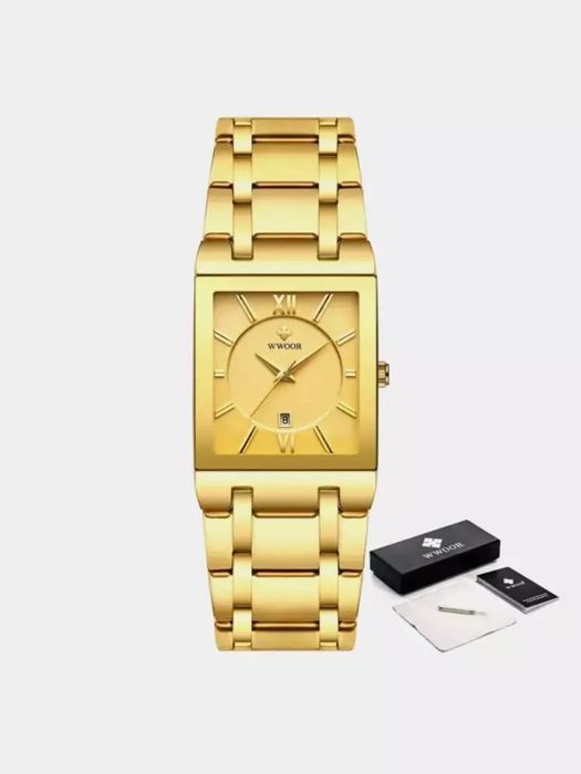 Soatlar erkaklar uchun

- Kumush va tilla rang. 

- Korpus ishni qopla