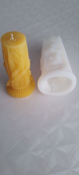 Свечи застольные из парафина.