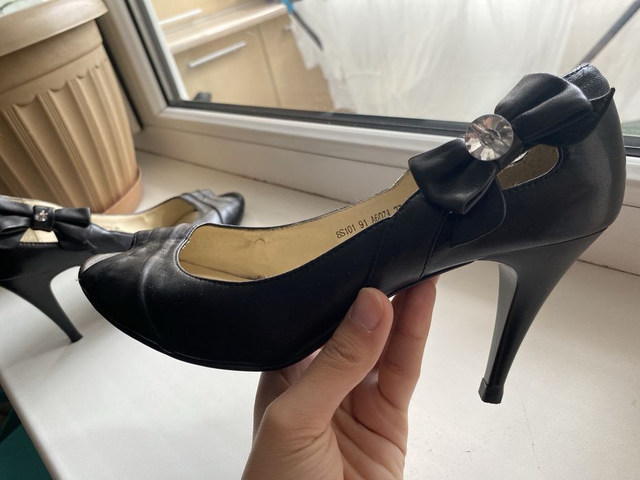 Туфли кожаные б/у 37 размер