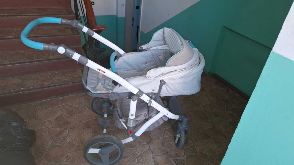 Бебешка количка ADAMEX Vicco Grey 2 в 1