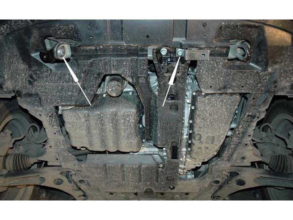 Метална кора под двигател и скорости Citroen C4 Aircross 2012г – 2016г