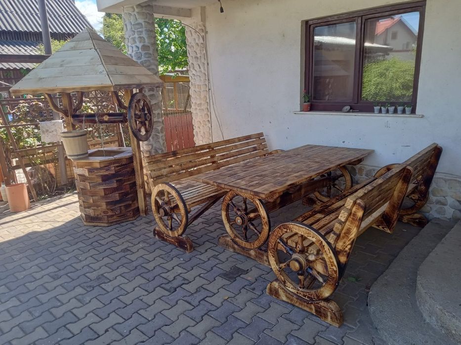 Vând si creez obiecte din lemn pentru curte si casa