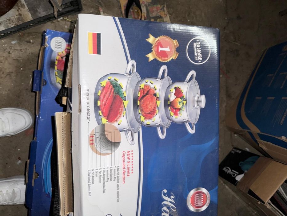 Oale inox cu inductie 16 piese noi