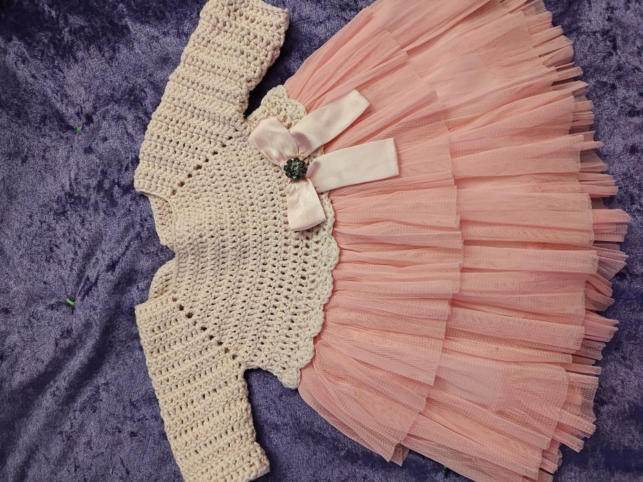 Rochiță de botez fetiță