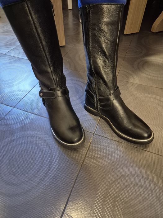 Cizmulite de iarna,din piele,34, CCC