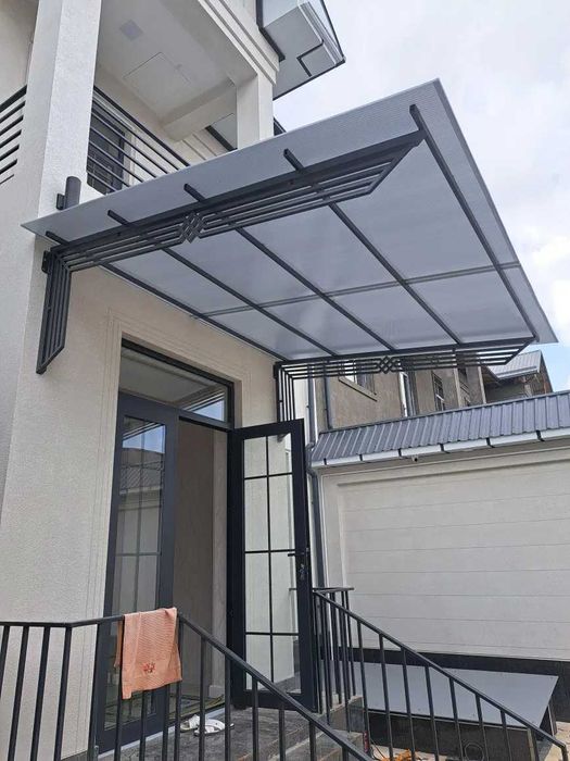 НАВЕСЫ разного вида Лексан стеклянный