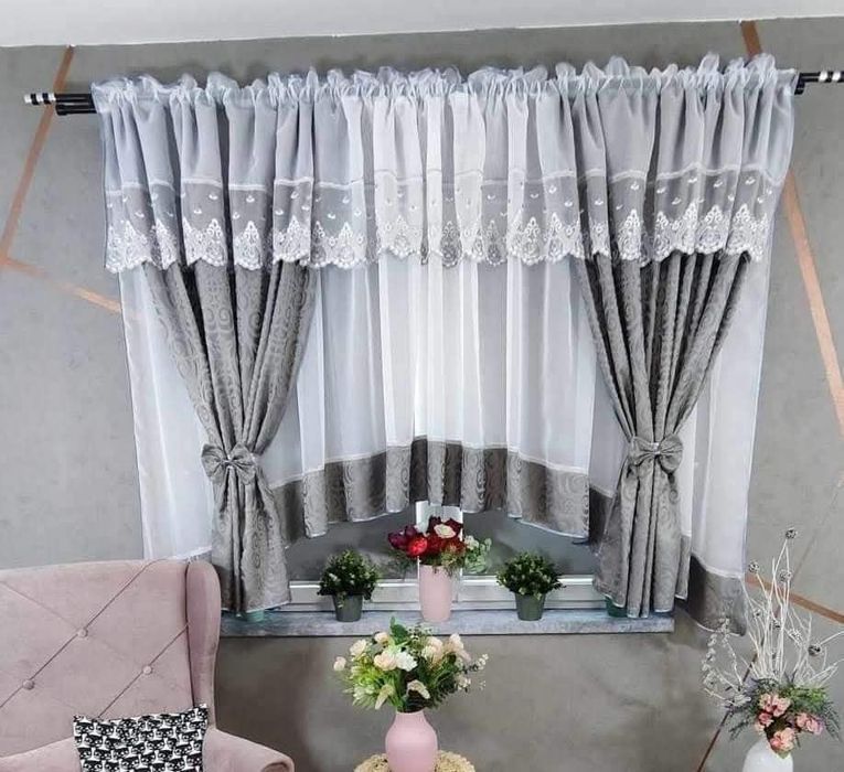 Perdele +draperii gata cusute