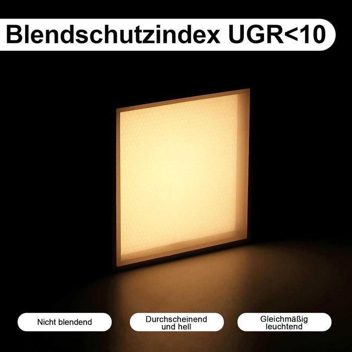 LED спот за таван 10W - черен/бял