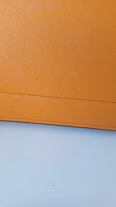 Oroton оранжев портфейл  естествена кожа