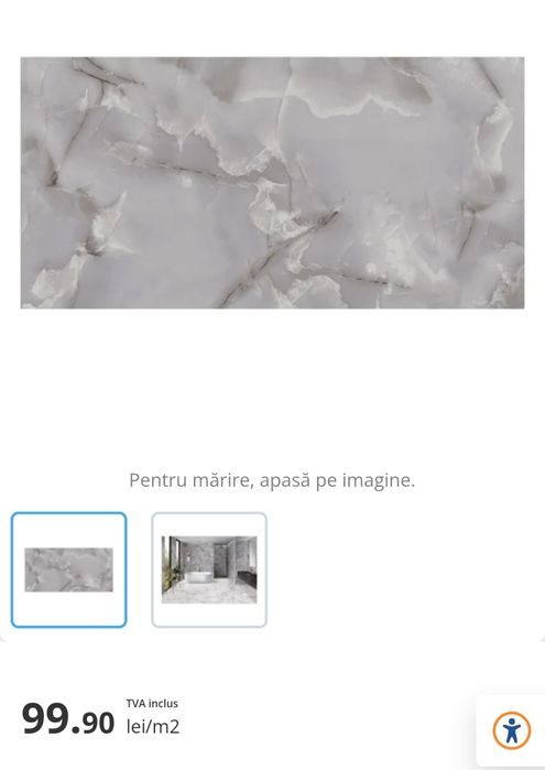 Gresie porțelanata Dark Grey 60x120 cm