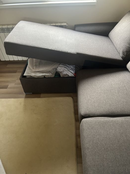 Ъглов диван мека мебел