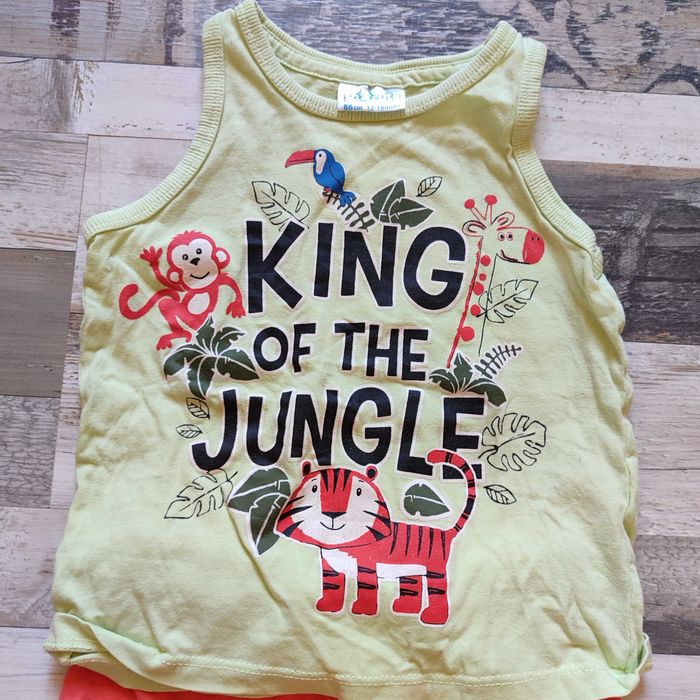 Лот летни дрехи за момче тениски къси гащи 86-92