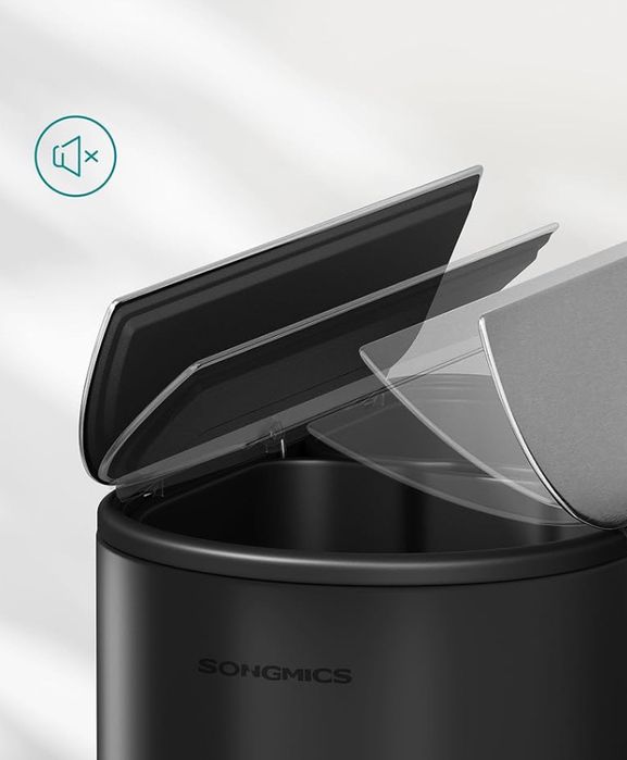 Кухненски кош за отпадъци с 2 отделения