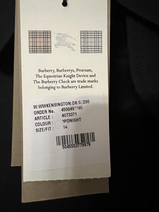 Ново  Burberry Kensington Trench Coat