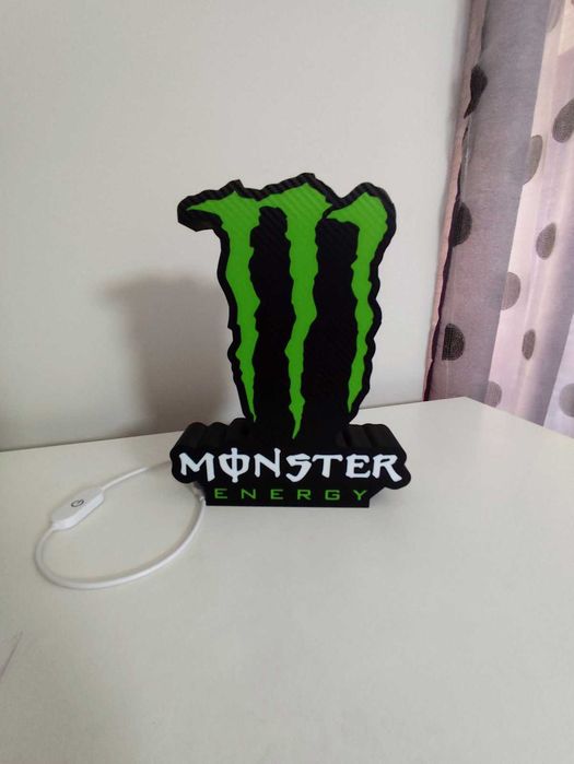 3d лампа Monster Energy