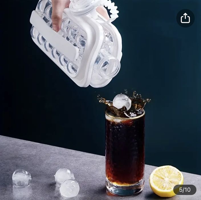 Форма для льда, круглый лед