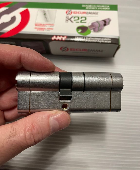 Секретен Патрон SECUREMME EVO K22 35/45 хром-сатен