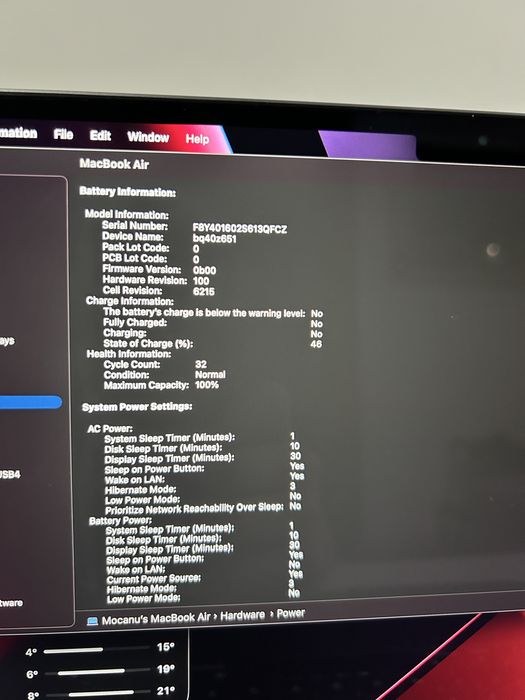 Macbook m3 8gb ram 256gb memorie