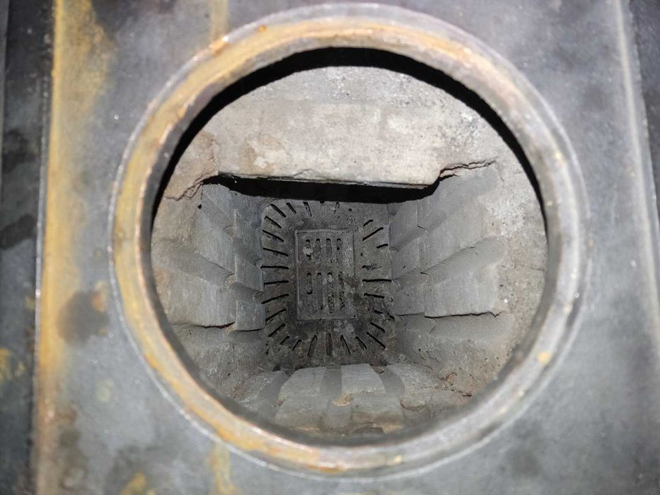 Автентична ретро печка на дърва Металургия 2