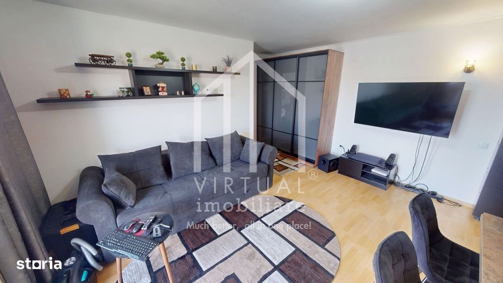 Apartament 2 camere - 41 mp utili + balcon, mobilat si utilat