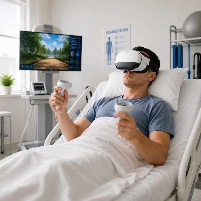 VR reabilitatsiya tizimi | Виртуальная реабилитация тренажёр