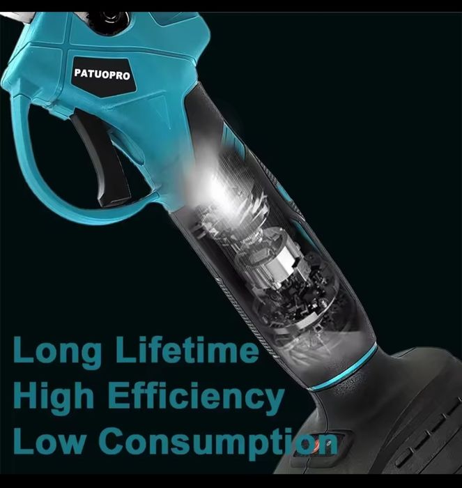 Градинска акумулаторна лозарска ножица 48V/8Ah с 2 батерии и куфар