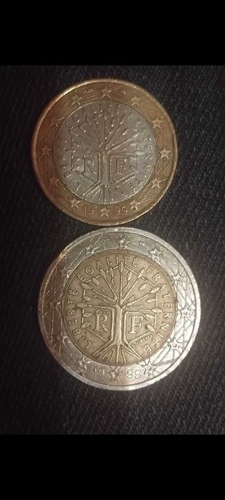 Редки евро монети два броя