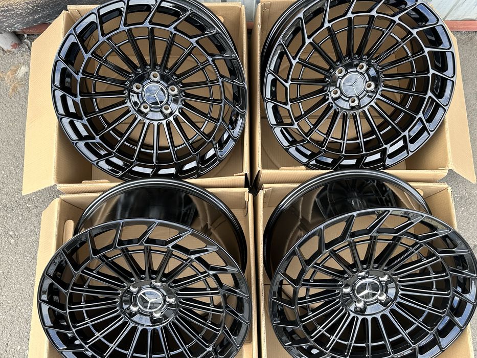 Jante noi MERCEDES AMG BLACK - 5x112 R20 8,5J 9,5J pentru Sclass