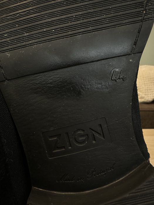 Естествена кожа велур мъжки chelsea боти чисто нови 44