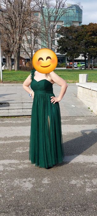 Официална рокля с едно рамо