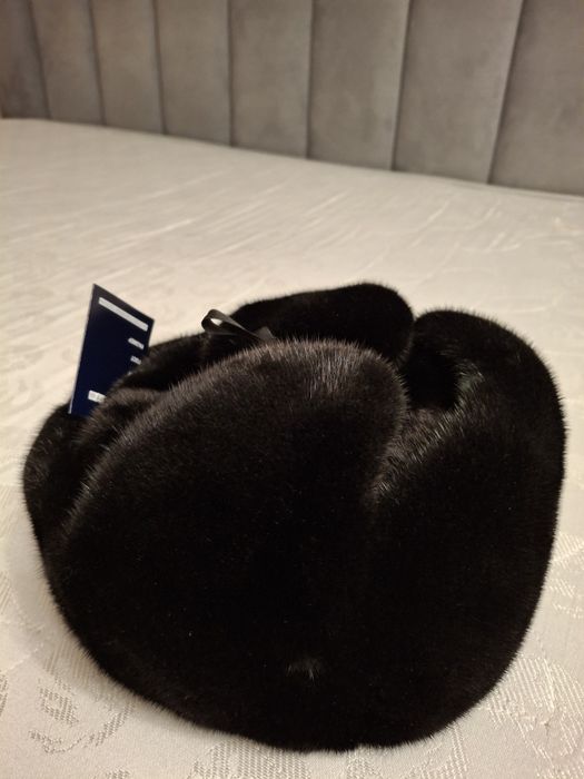 Норковая шапка ушанка