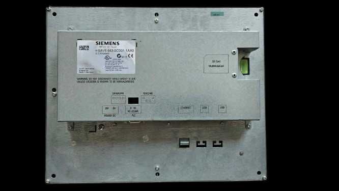 Siemens SIMATIC MP277 Touch Panel HMI