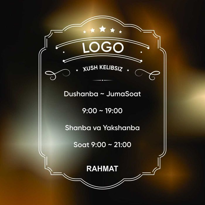 Eshik info tablichkalar