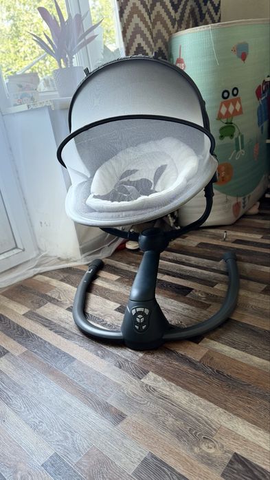 Шезлонг качеля для новорожденного