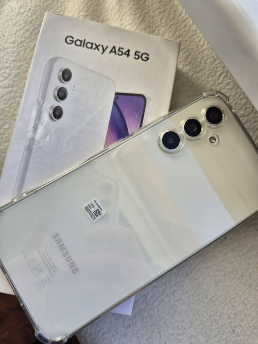 КАТО НОВ! SAMSUNG A54 5G 128GB 8GB Awesome White
