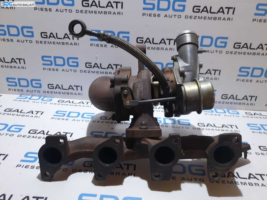 Turbo Turbina Turbosuflanta cu Galerie Evacuare Citroen Berlingo 2.0 HDI 1999 - 2011 Cod 9639563080 [B3807]