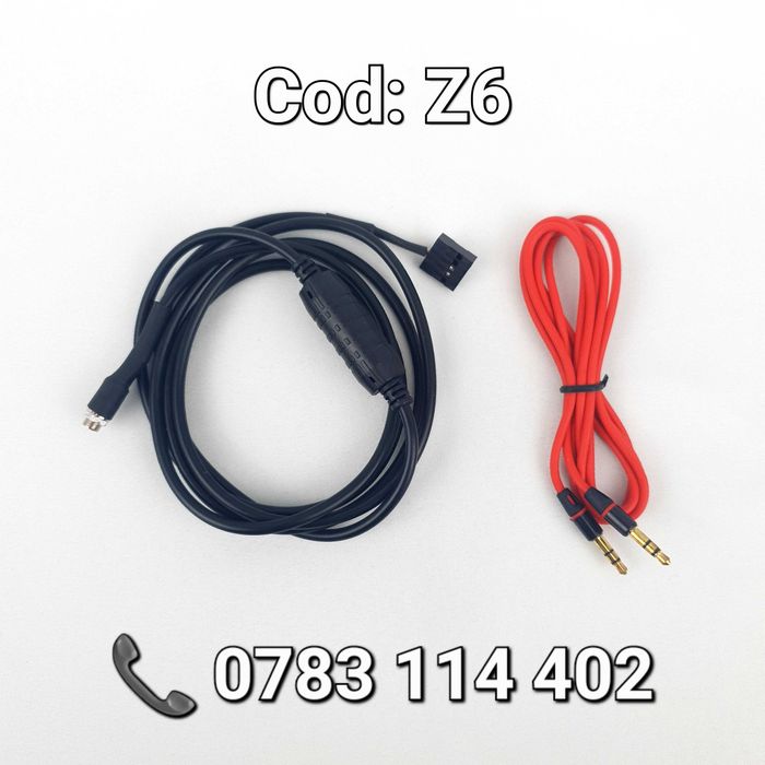 Cablu Aux BMW-Intrare Audio-Auxiliar BMW E39 E46 E53-Plug & Play-HQ-Z6