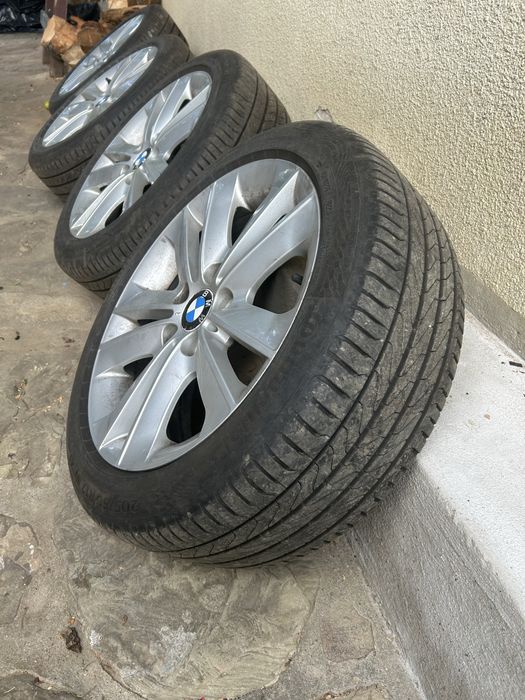 Set jante originale bmw plus cauciucuri de vara 205/50/17