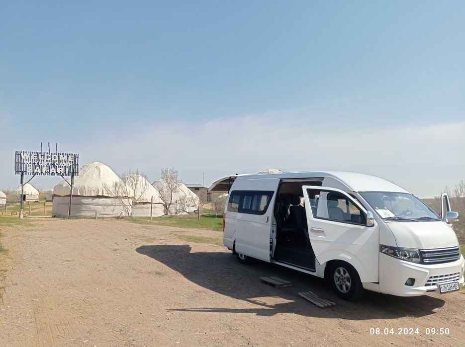 заказ  Микроавтобус Uzbekistan BO'YLAB SAYOHAT