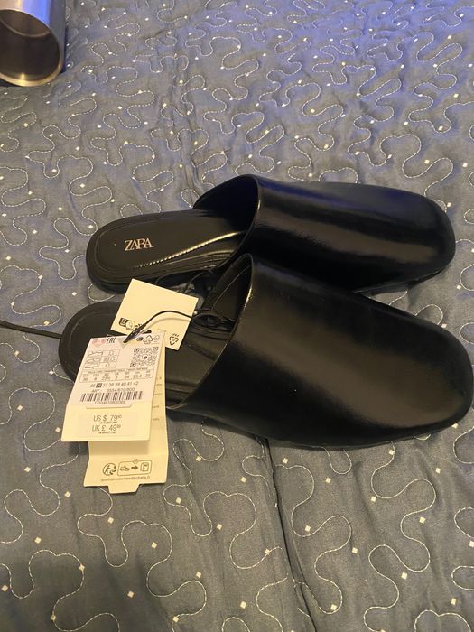 кожени джапанки zara