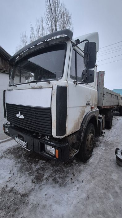 Маз тягач с прицепом