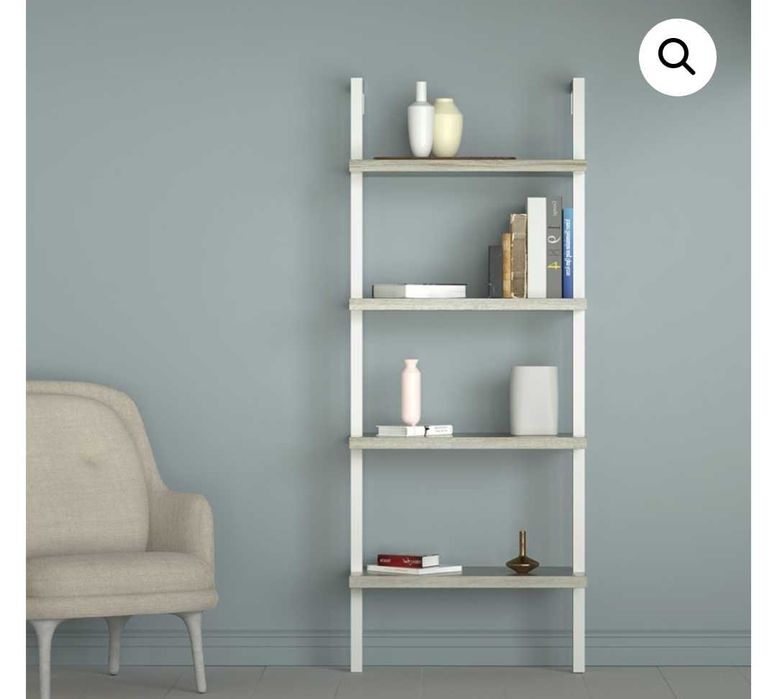 Стенна етажерка-4рафта-метал дърво – 152 см височина –налична в 2цвята