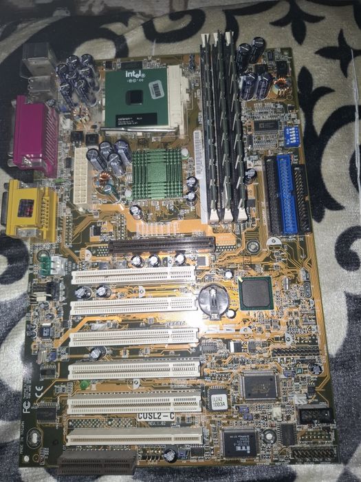 Ретро материнская плата Socket 370 ASUS CUSL2-С