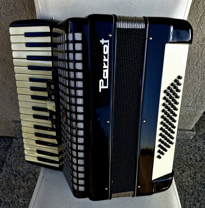 Acordeon Parrot cu 60 de bași negru