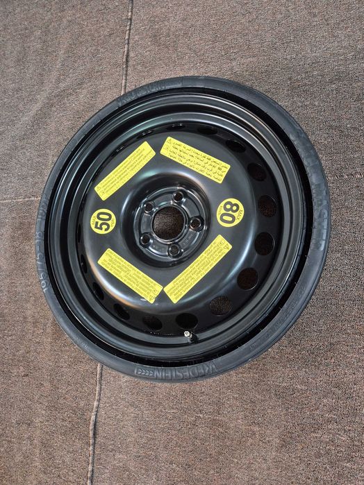 Roata Rezerva SLIM 5x112 18'' 195/75/18 - Space Master OEM AUDI Q5 8R0601027 - NOUA OEM !