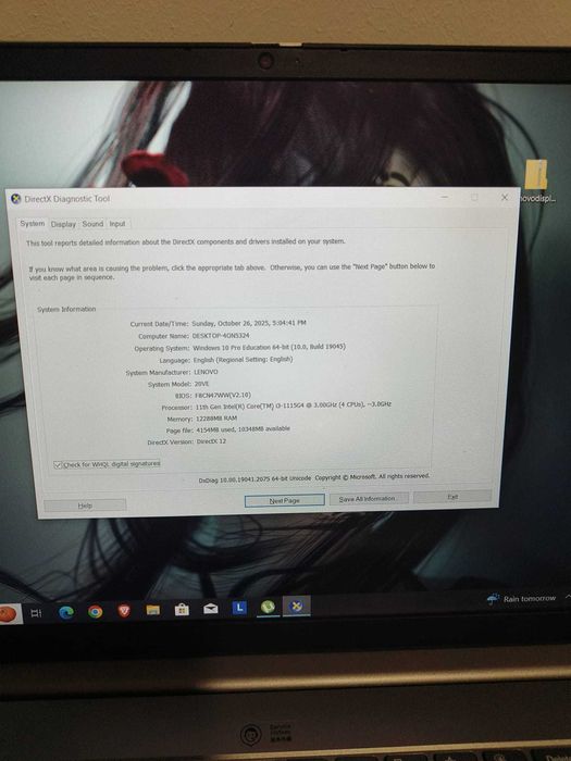 Lenovo ThinkBook 15 G2 ITL - i3 11th Gen  12GB RAM ssd - Laptop scoala